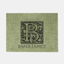 Monograma da letra da letra B primeiro