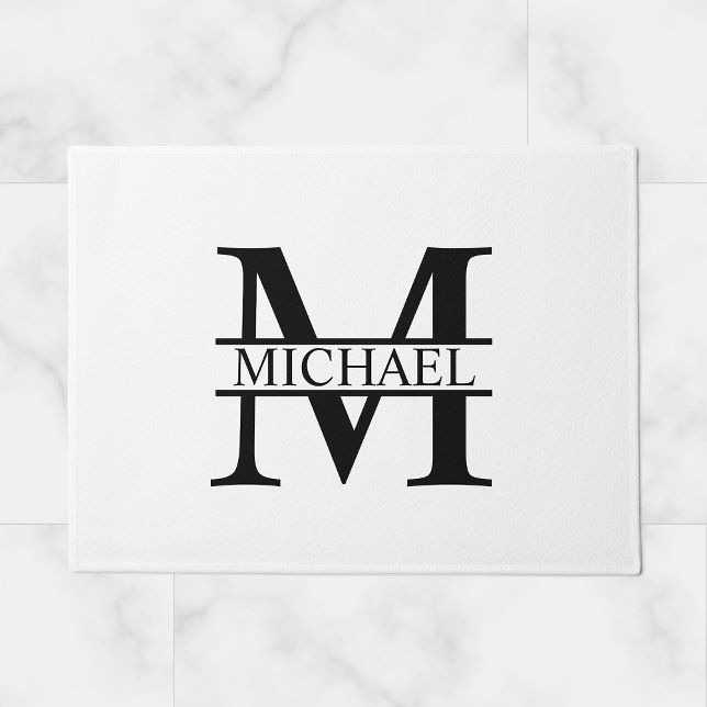 Tapete Monograma e Nome Personalizados (Criador carregado)