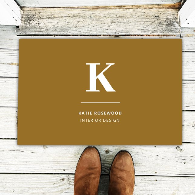 Tapete Monograma Elegante Dourado e sofisticado de Luxo m (Criador carregado)