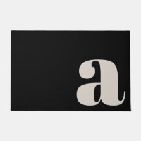 Monograma Moderno - Mínimo Aberto Negra Negrito