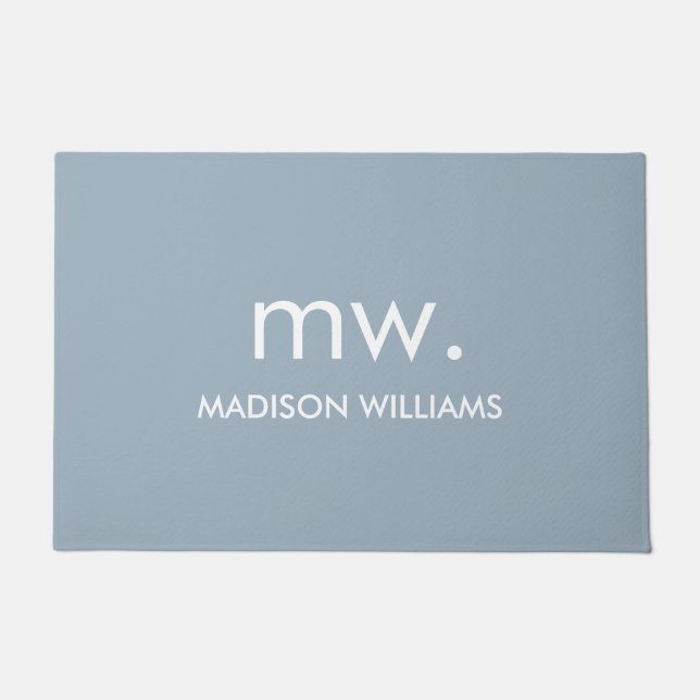 Tapete Monograma Pastel Elegante Na moda moderno minimali (Frente)