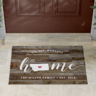 Tapete Montana Home State Personated Wood Look