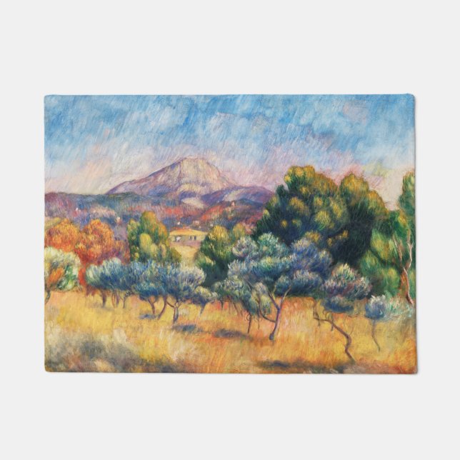 Tapete Montanha Sainte-Victoire Paysage por Renoir (Frente)