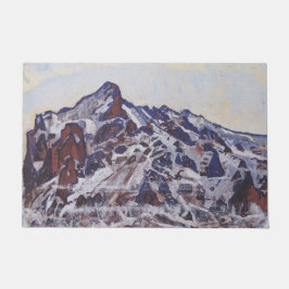 Tapete Montanha Wetterhorn (Paisagem de inverno de neve)