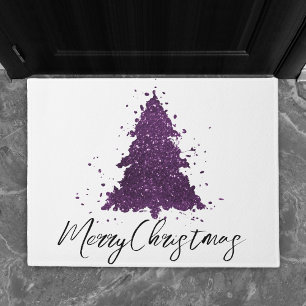Tapete Moody Felry Christmas Árvore púrpura de ameixa p