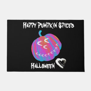 Tapete Moon Hearts Halloween Pumpkin Door Mat