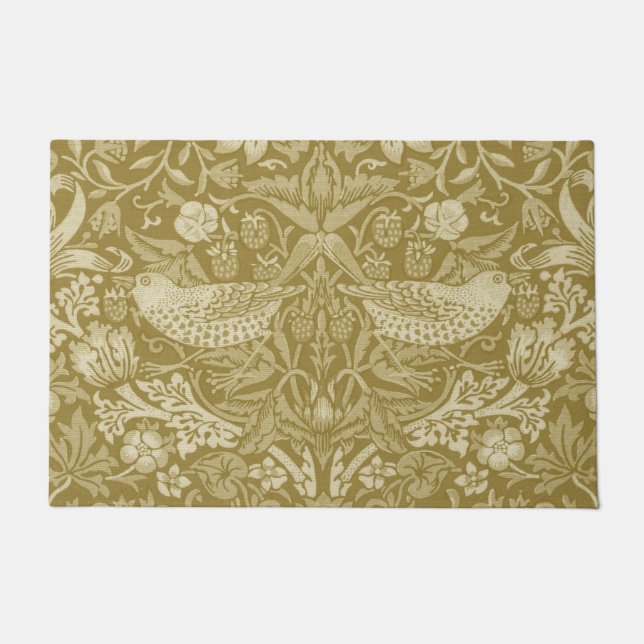 Tapete Morango Ladrão Dourado, William Morris (Frente)