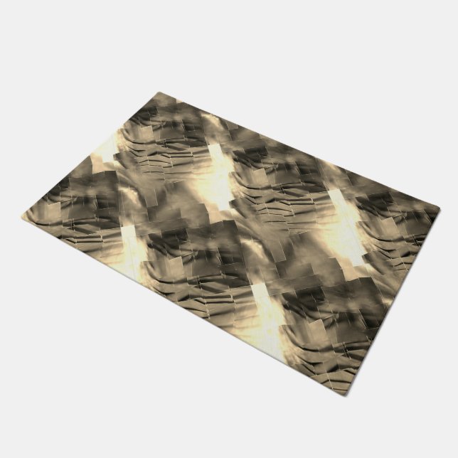 Tapete Mosaico abstrato estranho com choque de tons (Inclinado)