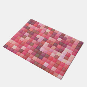 Tapete Mosaico rosa e Azulejo roxo