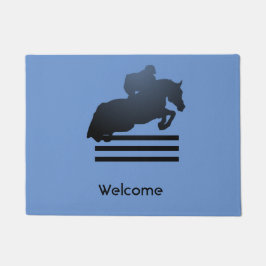 Tapete Mostre o jumper limpando um obstáculo.