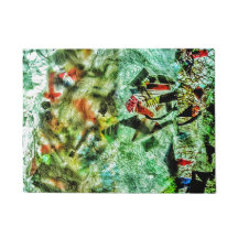 Motif de plástico do reciclado branco da porta