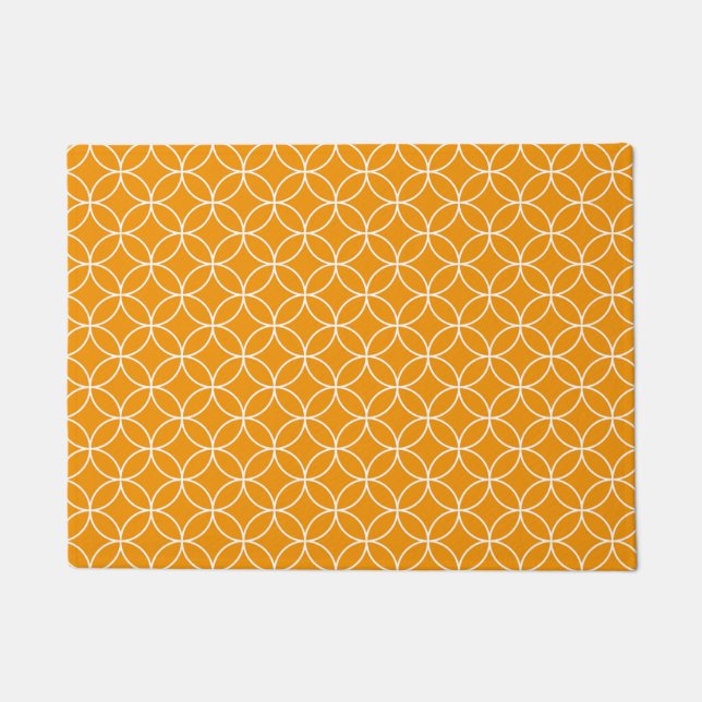 Tapete Motif Shippô Orange et blanc (Frente)
