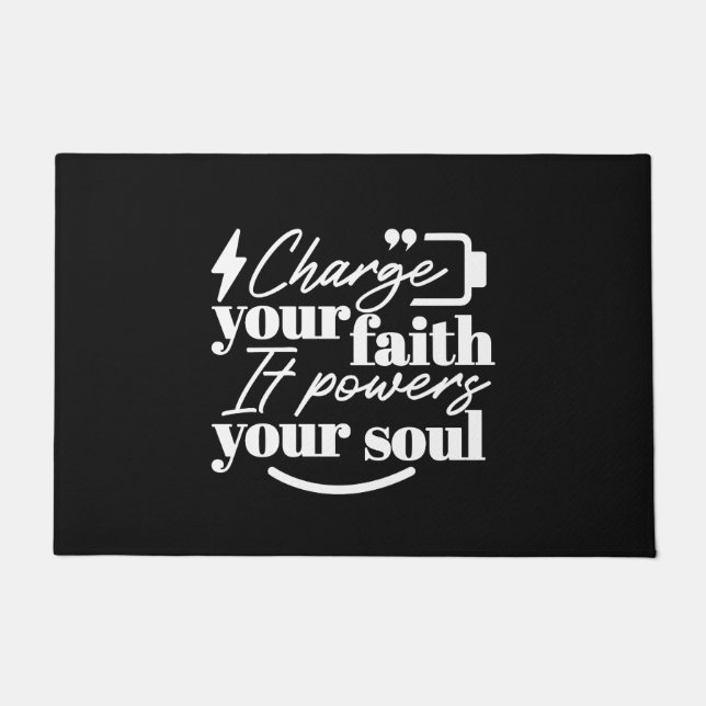 Tapete Motivational Christian Quote – Charge Your Faith (Frente)