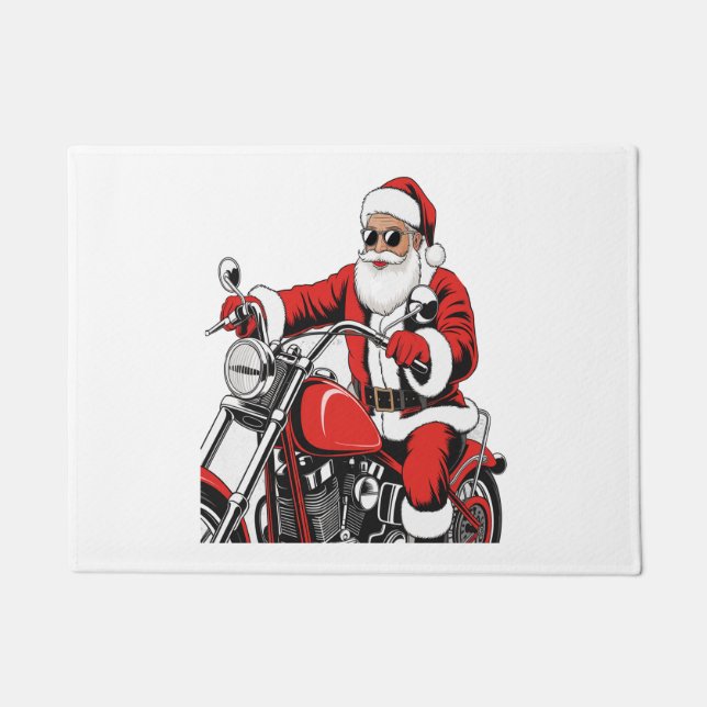 Tapete Motociclo papai noel (Frente)