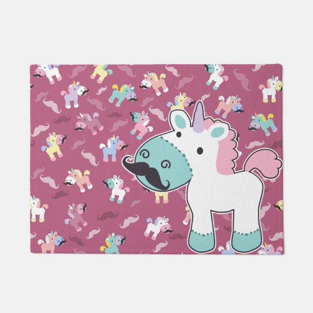 Tapete Mustachio Unicornio! (Frente)