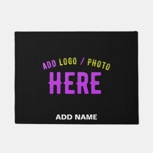 TAPETE NA MODA MODERNO PERSONALIZÁVEL NEGRO VERIFICADO CO