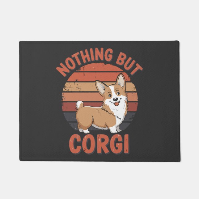 Tapete Nada Além de Corgi (Frente)