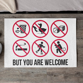 Tapete Nada, mas você é bem-vindo