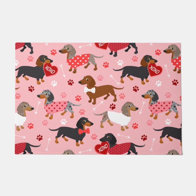 Tapete Namorados Dachshund (Frente)
