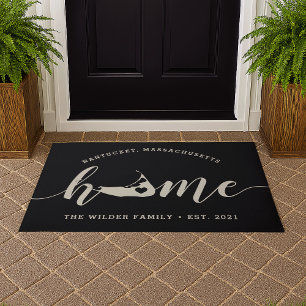 Tapete Nantucket Home Town Personalizado