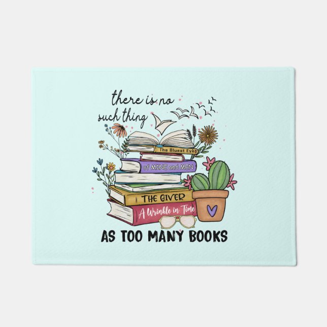 Tapete Não Há Coisa Como Muitos Livros (Frente)