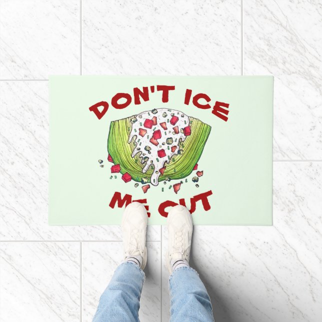 Tapete Não me deixe sair com o Engraçado Iceberg Lettuce  (Interior)