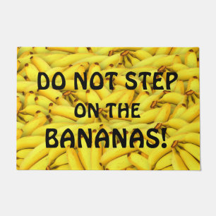 Tapete NÃO PASSE NO Impressão BANANAS Funny Bananas