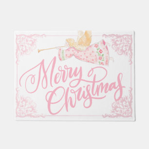 Tapete Natal Anjo Rosa Pastel