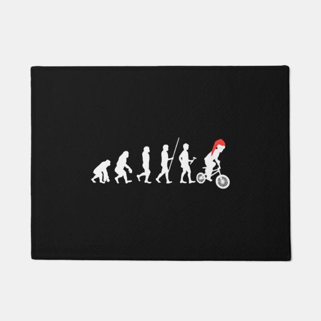 Tapete Natal BMX Bikers Evolution Art Ideias de presentes (Frente)