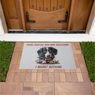 Tapete Natal Dachshund 