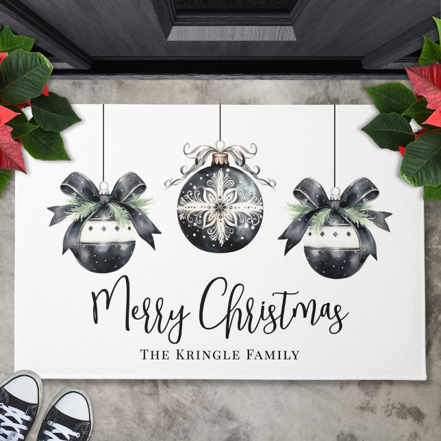 Tapete Natal de Nome Personalizado (Personalized Name Christmas Doormat )