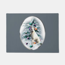 Natal do German shepherd Branco