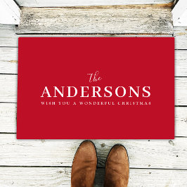 Tapete Natal elegante | Nome vermelho Na moda moderno