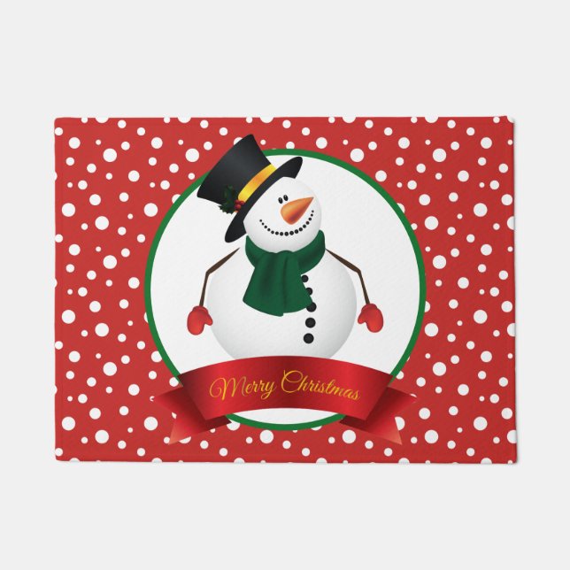 Tapete Natal Snowman Doormat (Frente)