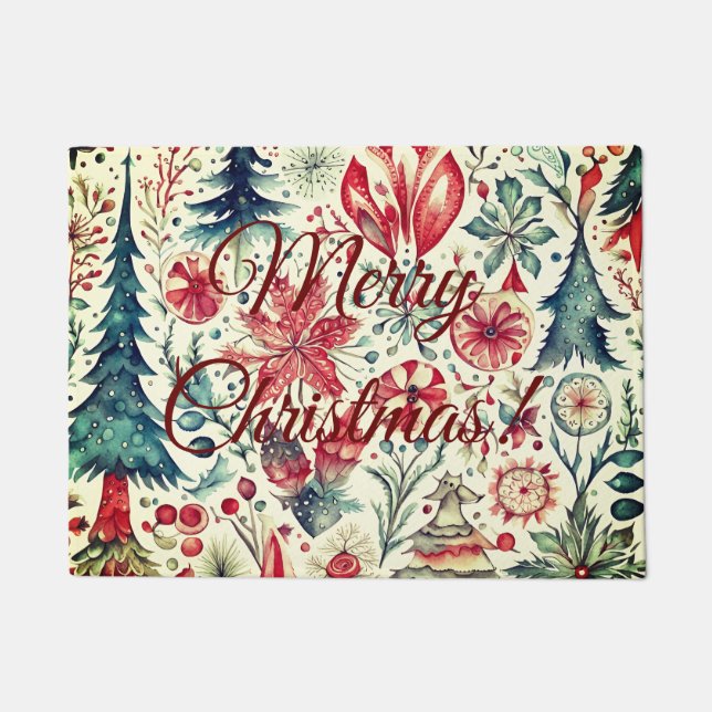 Tapete Natal vintage escandinavo (Frente)