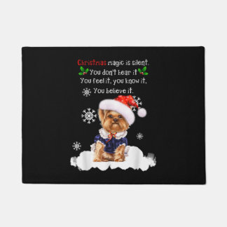 Tapete Natal Yorkshire Terrier Funny Yorkie
