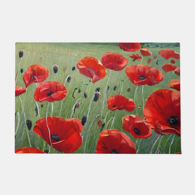 Tapete Nature Red Poppies (Frente)