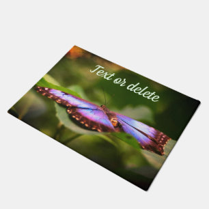 Tapete Natureza da Borboleta Azul Fechar Tonalidade Perso