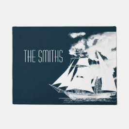 Tapete Náutica de Naves e Nuvens Altas