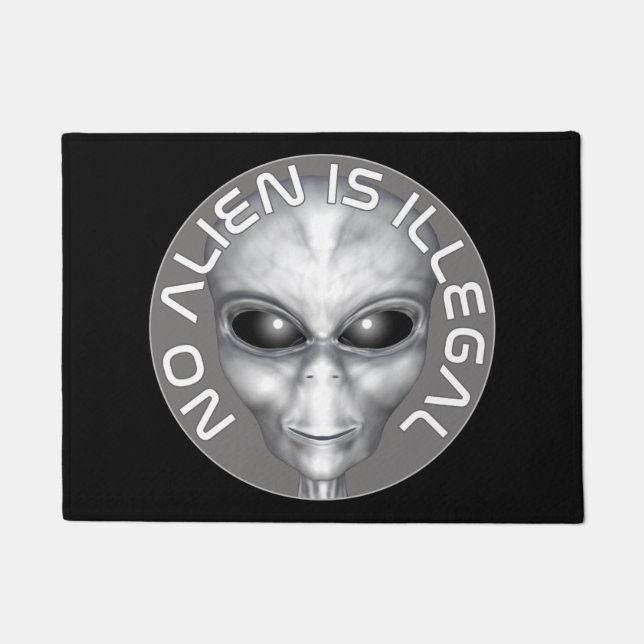 Tapete Nenhuma Alienígena É Ilegal (Frente)