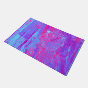 Tapete Neon Pink & Aqua Blue Abstrato