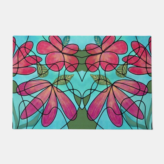 TAPETE NEUROGRÁFICO FLORES DE PRIMAVERA (Frente)