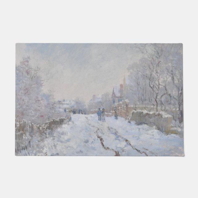 Tapete Neve na Argentina (por Claude Monet) (Frente)