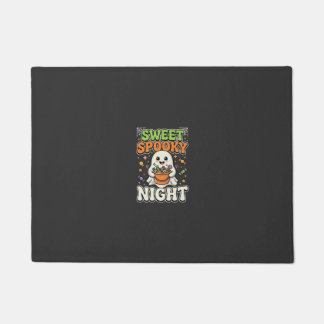 Tapete Noite de Assombração de Doces de Halloween