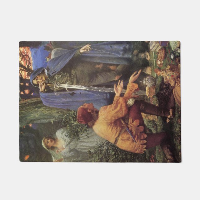 Tapete Noiva de Bertuccio (por Edward Robert Hughes) (Frente)