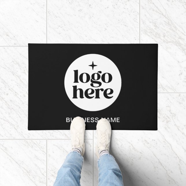 Tapete Nome Comercial Simples e Profissional + Logotipo (Interior)