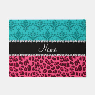 Tapete Nome cor-de-rosa tartaruga-do-leopardo