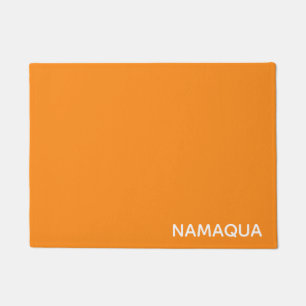 Tapete Nome da cor laranja Namaqua