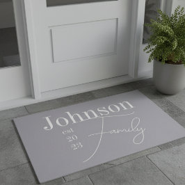 Tapete Nome da Família de Script Moderno Personalizado