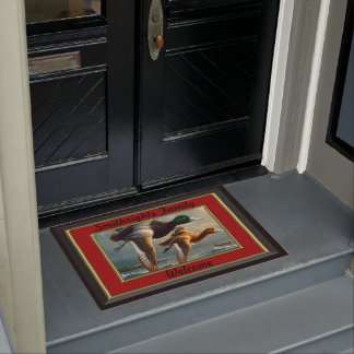 Tapete Nome da Família Duck Flying